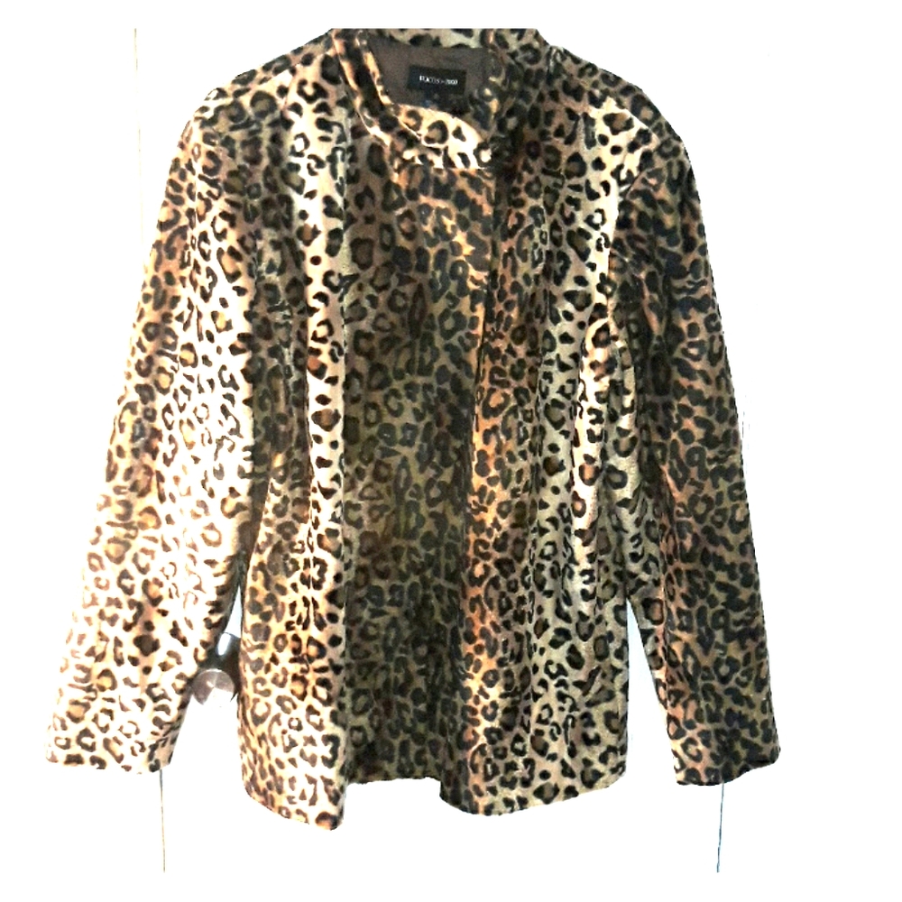 Leopard print jacket
